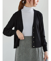 Vネックカーディガン