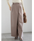 アシメタックワイドパンツ