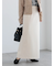 【宮本茉由着用】ハイウエストロングナロースカート《2025spring catalog item》