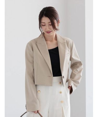 ショートテーラージャケット（セットアップ可）《2025spring catalog item》