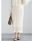 レーシーニットストレートスカート（セットアップ可）《2025spring catalog item》