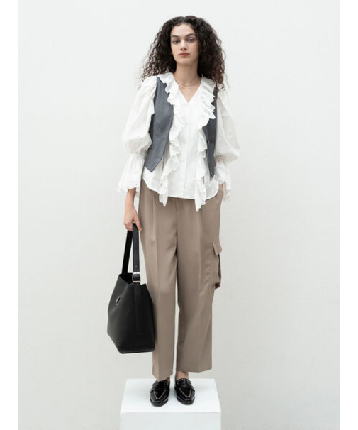 ドレープカーゴスラックス《2025spring catalog item》