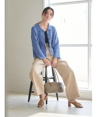 【宮本茉由着用】タックチノパンツ