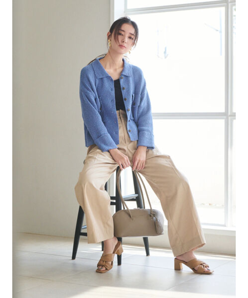 【宮本茉由着用】タックチノパンツ