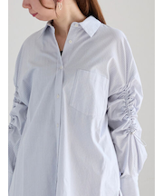 ドロストスリーブストライプシャツ《2025spring catalog item》