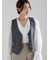 【宮本茉由着用】ストライプショートベスト《2025spring catalog item》