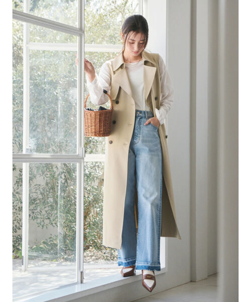 【宮本茉由着用】ストレートシルエットDenim