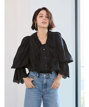 コットンエンブロイダリーブラウス《2025spring catalog item》