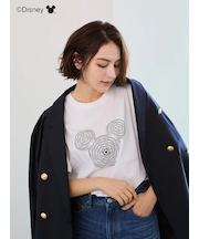 【Disney】ミッキー/フェイスTシャツ