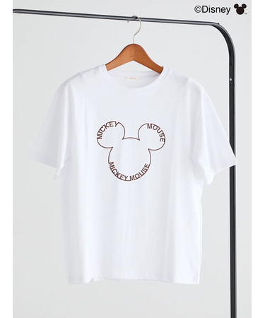【Disney】ミッキー/フェイスTシャツ