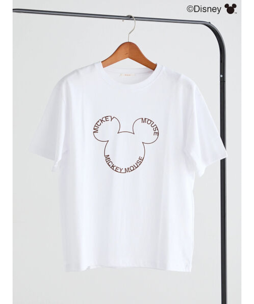 【Disney】ミッキー/フェイスTシャツ