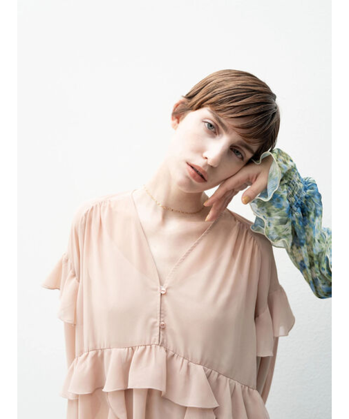 ラッフルフリルシアーチュニック《2025spring catalog item》