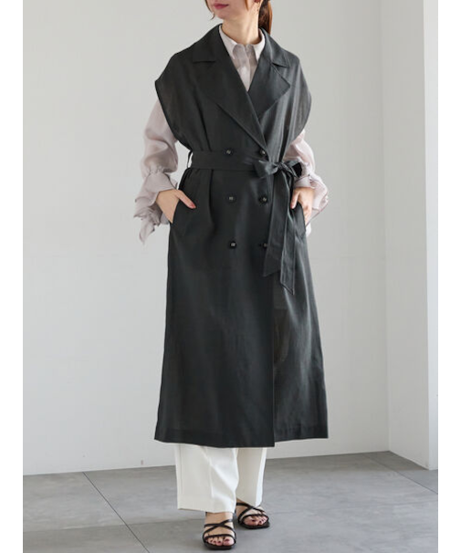 シアーロングトレンチジレ《2025spring catalog item》