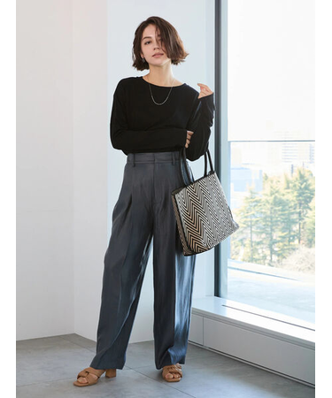 シャイニー2タックパンツ