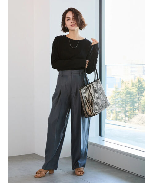 シャイニー2タックパンツ