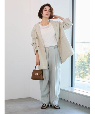 シャイニー2タックパンツ