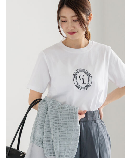 イニシャルロゴ刺繍スタンダートTシャツ
