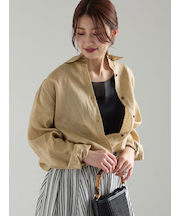 フレンチリネンシャツ