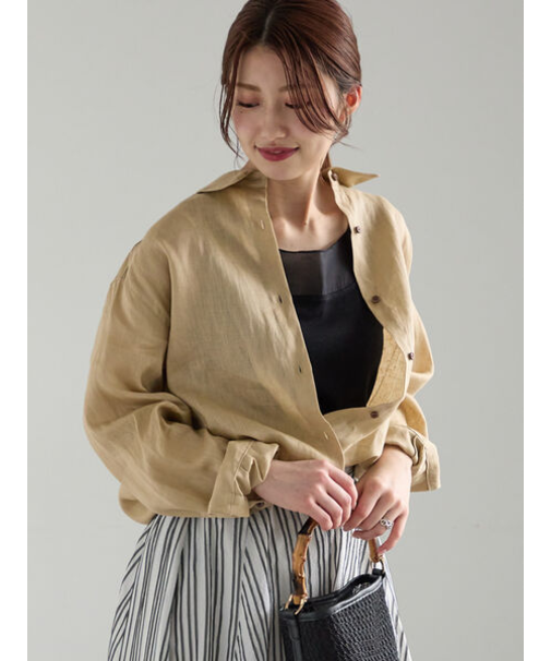 フレンチリネンシャツ