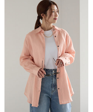 フレンチリネンシャツ