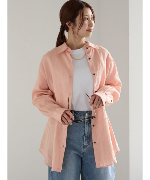 フレンチリネンシャツ