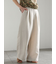 ラメリネンミックスワイドパンツ（セットアップ可）《2025summer catalog item》