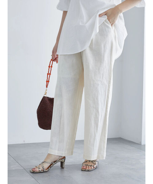 レーヨンリネンワイドパンツ《2025summer catalog item》