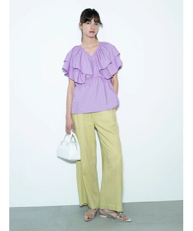 レーヨンリネンワイドパンツ《2025summer catalog item》