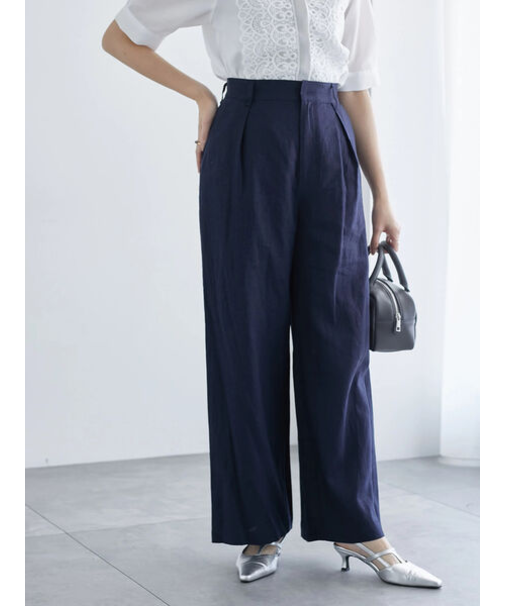 レーヨンリネンワイドパンツ《2025summer catalog item》