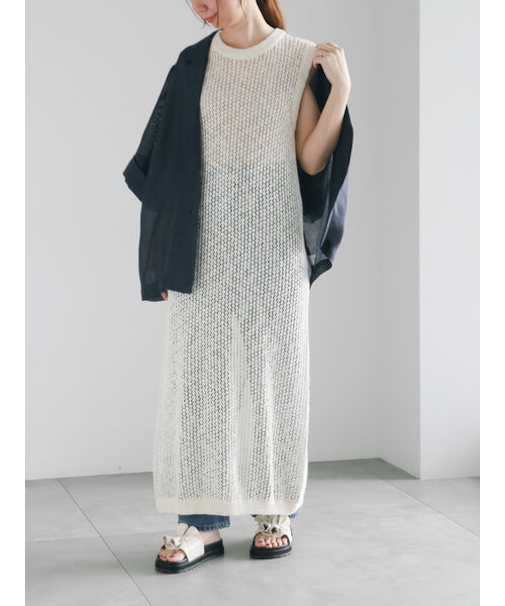 メッシュニットワンピース《2025summer catalog item》