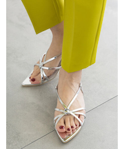 メタリックサンダル《2025summer catalog item》