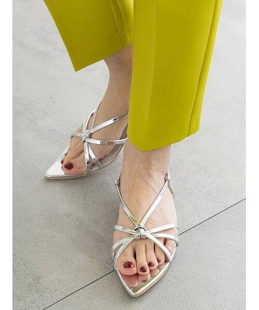 メタリックサンダル《2025summer catalog item》