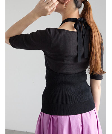 ホルターネックニット《2025summer catalog item》