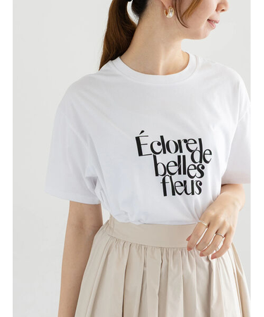 デザインロゴプリントTシャツ《2025summer catalog item》