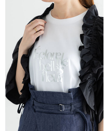 デザインロゴプリントTシャツ《2025summer catalog item》