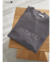 【Disney】ミッキー/リピートフェイスTシャツ