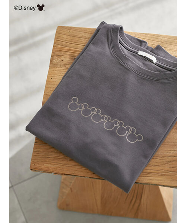 【Disney】ミッキー/リピートフェイスTシャツ