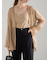【松井愛莉着用】シアーノーカラーシャツ