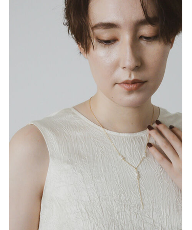 淡水パールY字ネックレス