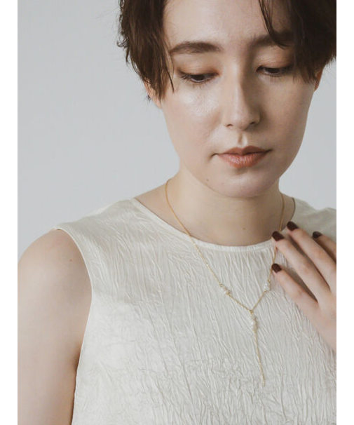 淡水パールY字ネックレス