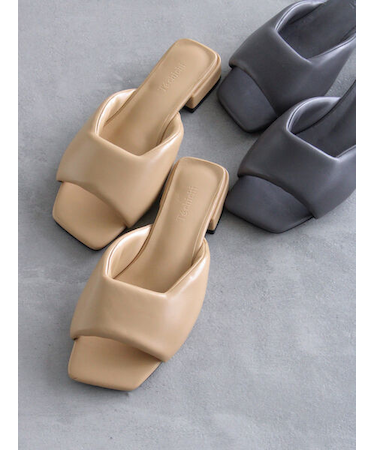 ボリュームアッパーサンダル