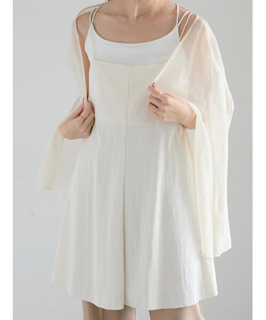 【松井愛莉着用】ミドルフレアキャミブラウス