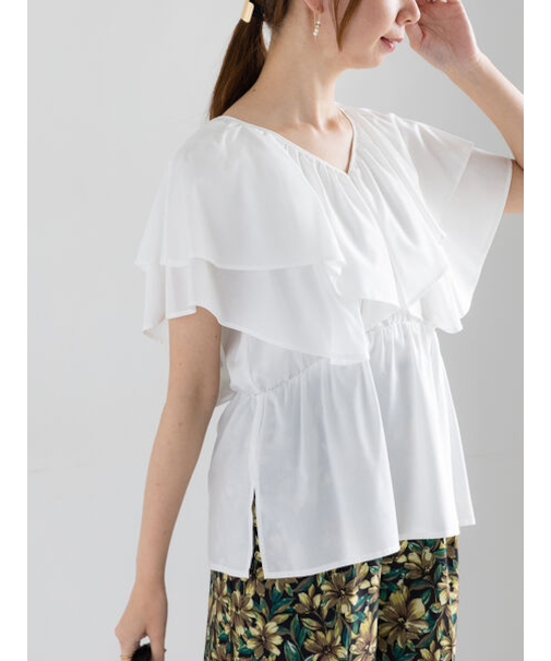 ラッフルフリルブラウス《2025summer catalog item》