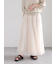 レースプリーツロングスカート