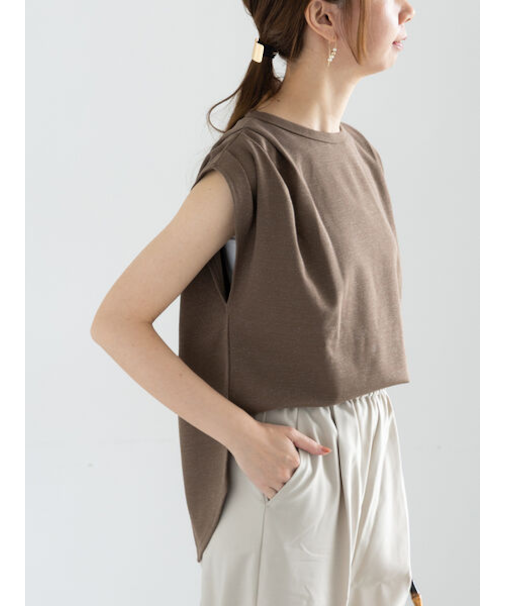 ショルダータックラメトップス