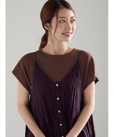 フレンチスリーブニット