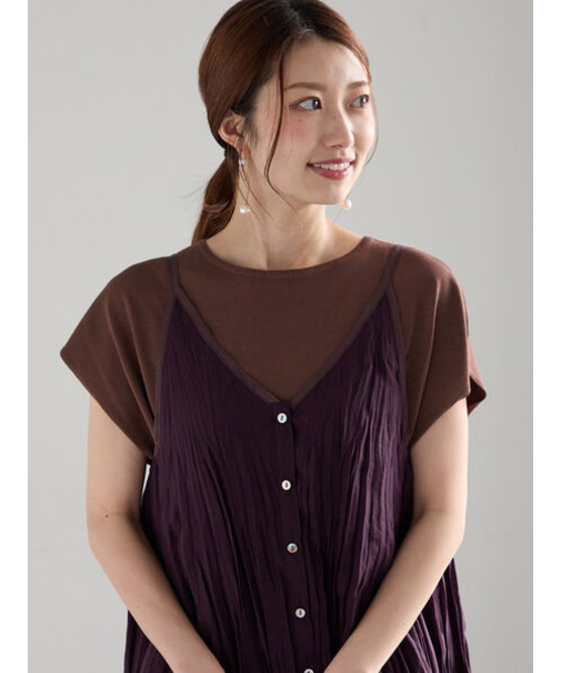 フレンチスリーブニット