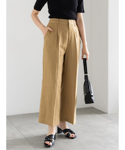 プリントアソートレーヨンリネンパンツ《2025summer catalog item》