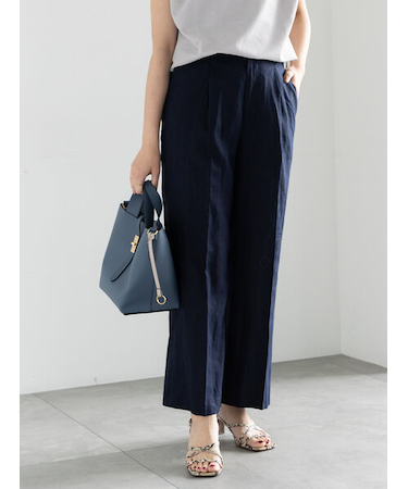 プリントアソートレーヨンリネンパンツ《2025summer catalog item》