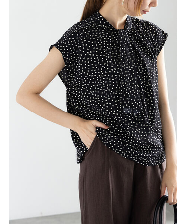 パターンアソートボウタイブラウス